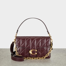 Chain Quilted Tabby Shoulder Bag