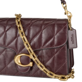 Chain Quilted Tabby Shoulder Bag