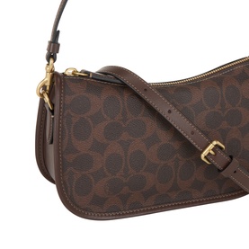Waverly Logo Signature Canvas Chain Shoulder Bag