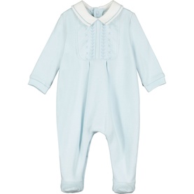 Malcolm Embroidered Babygrow & Hat Two-Piece Set