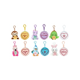 Swizzels Love Hearts Plush Bag Clip 10cm