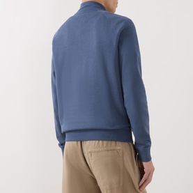 Jim Embroidered Logo Half-Zip Sweatshirt