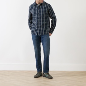 Wallasey Check Print Overshirt