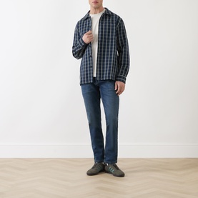 Wallasey Check Print Overshirt