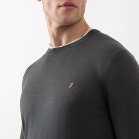 Mullen Logo Fine Knit Sweater