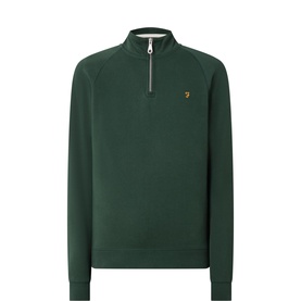 Jim Embroidered Logo Half-Zip Sweatshirt