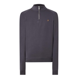 Jim Embroidered Logo Half-Zip Sweatshirt