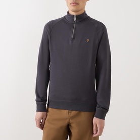 Jim Embroidered Logo Half-Zip Sweatshirt