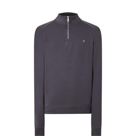 Jim Embroidered Logo Half-Zip Sweatshirt