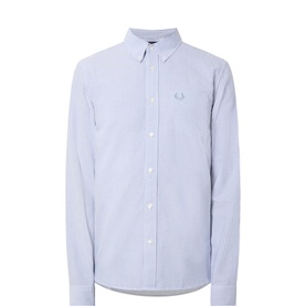 Laurel Wreath Logo Striped Shirt