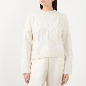Sammie Cable Knit Cashmere Sweater