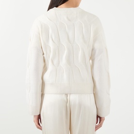 Sammie Cable Knit Cashmere Sweater