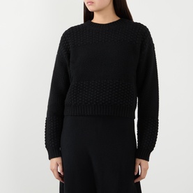 Signe Textured Cashmere Sweater