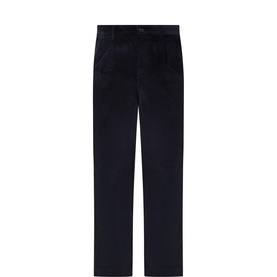 Corduroy Tapered Leg Trousers