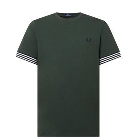 Striped Cuff T-Shirt