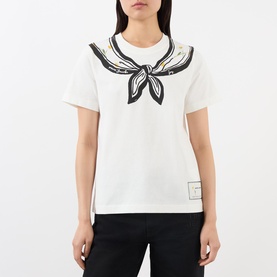 Trompe L'Oeil Scarf Baby T-Shirt
