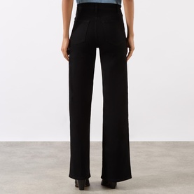 Le Slim Palazzo Wide-Leg Jeans