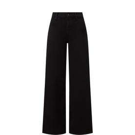 Le Slim Palazzo Wide-Leg Jeans