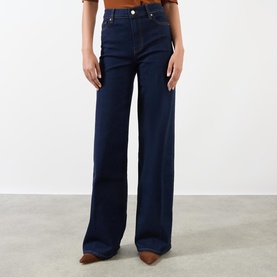 Le Slim Palazzo High-Rise Wide Leg Jeans