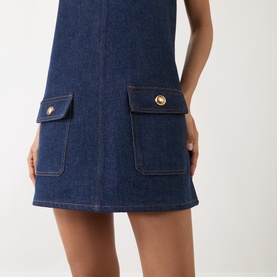 The Pinafore Denim Dress