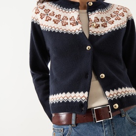 Fairisle Cashmere Cardigan