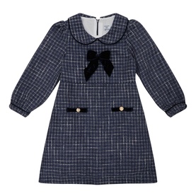 Victoria Bow Tweed Dress