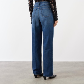 Orella Ultra High-Rise Straight-Leg Jeans