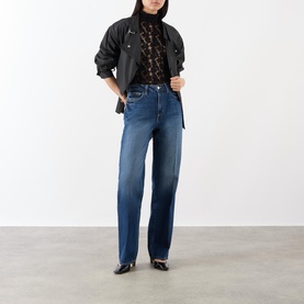 Orella Ultra High-Rise Straight-Leg Jeans