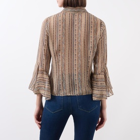 Jasmeet Tapestry Stripe Blouse