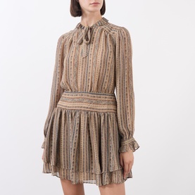 Nantes Tapestry Stripe Mini Dress