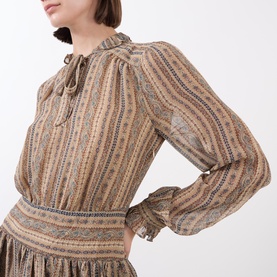 Nantes Tapestry Stripe Mini Dress