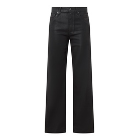 Anessa High-Rise Coated Wide Leg Jeans