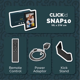 Clickid Snap10 Digital Photo Video Frame