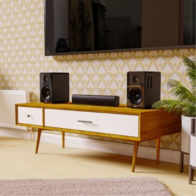 D40 Bookshelf Bluetooth Speaker Black
