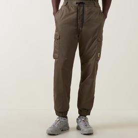Logo Drawstring Cargo Trousers