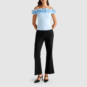 Stephanie Ruffle Bustier Top