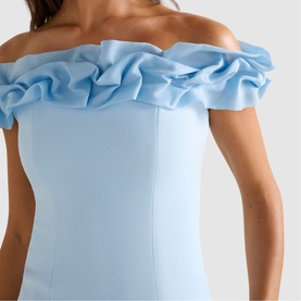 Stephanie Ruffle Bustier Top