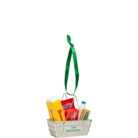 The Messages Basket Christmas Tree Decoration