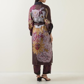 Valentine Gicl&eacute;e Silk Kimono
