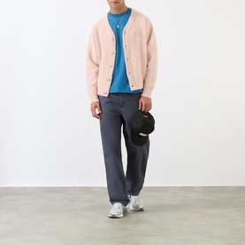 Embroidered Logo Knit Cardigan