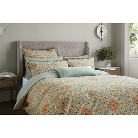 Addison Duvet Set Gold/Teal