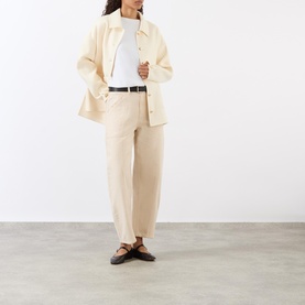 Cropped Barrel Leg Jeans