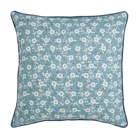 Folk Ditsy Cushion Blue/Teal