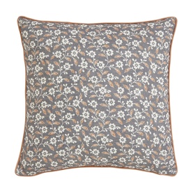 Folk Ditsy Cushion Graphite/Copper