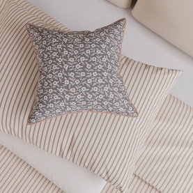 Folk Ditsy Cushion Graphite/Copper