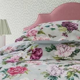 Summer Peony Duvet Set Vineyard Rose
