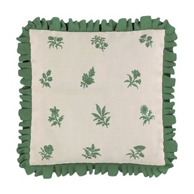 Verdant Bouquet Cushion Green