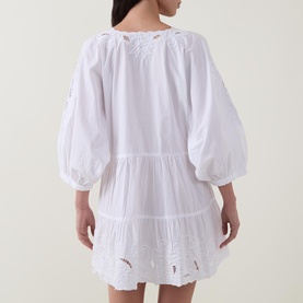 Embroidered Mini Dress