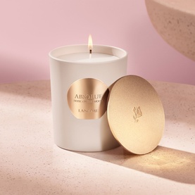 Rose On The Moon Candle