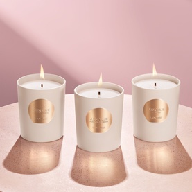 Rose On The Moon Candle